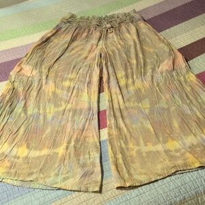 Women's Wide Leg Tie-Dye Pants